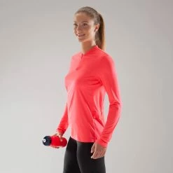 Btwin Triban 100, Long-Sleeved Cycling Jersey, Women's Road & Gravel Biking