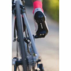 Btwin Road Bike Shoes 500 Pink