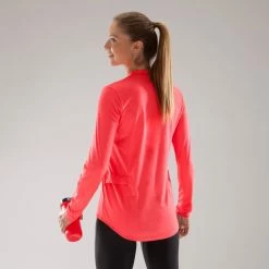 Btwin Triban 100, Long-Sleeved Cycling Jersey, Women's Road & Gravel Biking