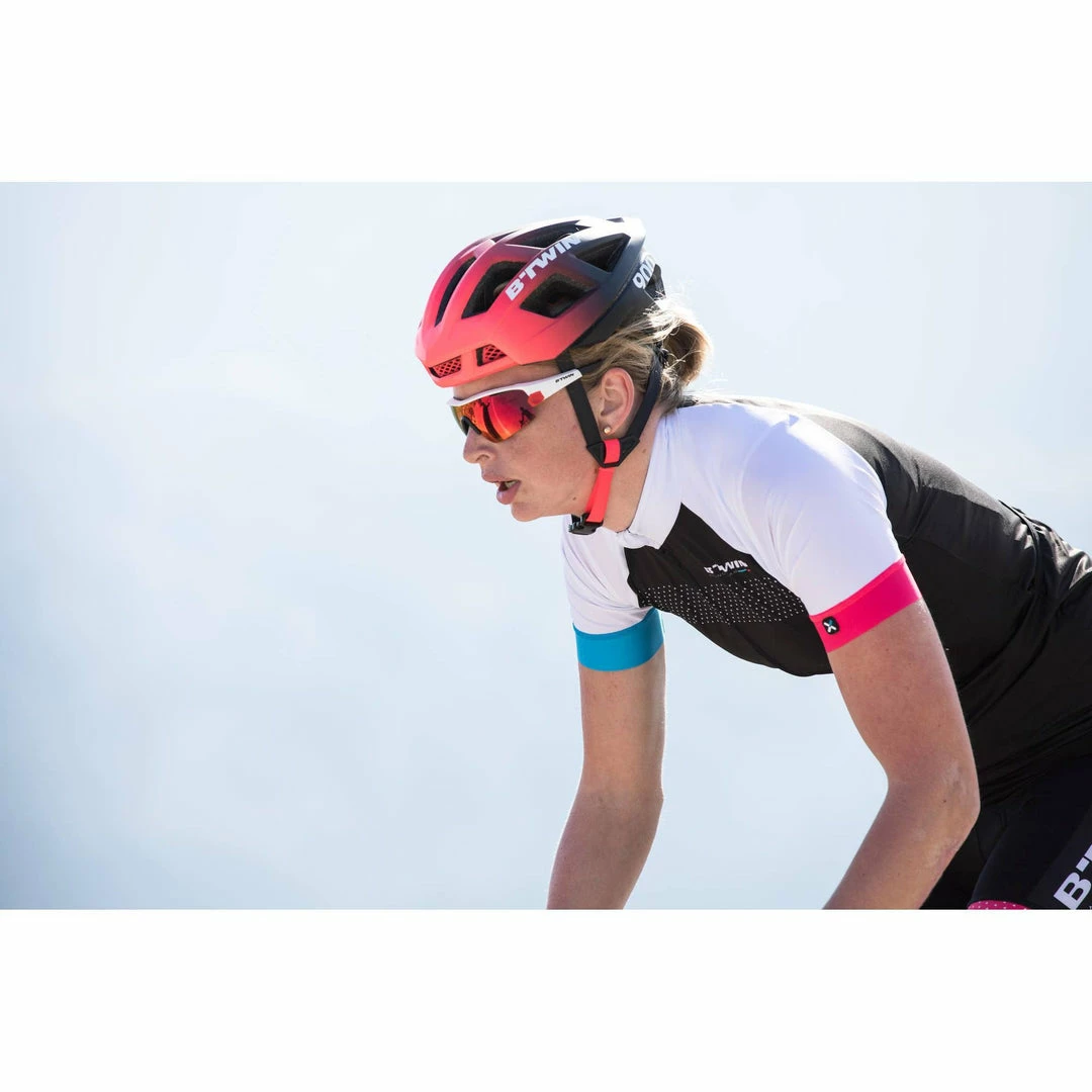 Cheapest ๐ Btwin Mountain Biking ๐ฉ Women's Short Sleeved Cycling Jersey 900 ๐ 17 Btwin Mountain Biking Women's Short Sleeved Cycling Jersey 900