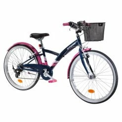 Btwin Original 500 Girls' Bike, 24", Kids 4'5" To 4'11" Kids' Bikes