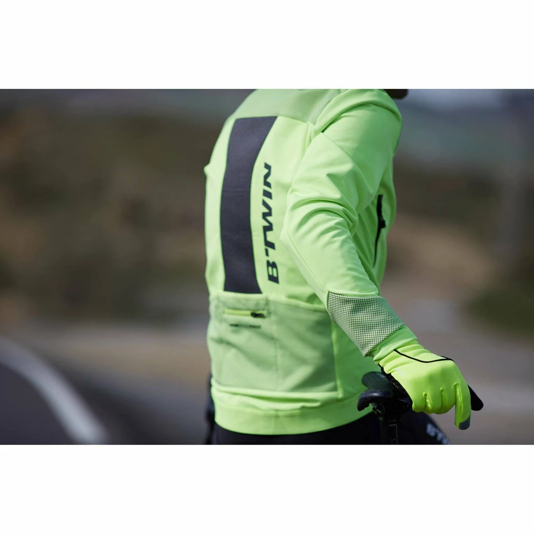 Best Sale ๐ Btwin Men's Cycling High Visibility Warm Jacket 900 Road & Gravel Biking โค๏ธ 40 Btwin Men's Cycling High Visibility Warm Jacket 900 Road & Gravel Biking
