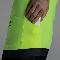 Btwin Men's Cycling Long Sleeved Jersey RoadC 900 Yellow