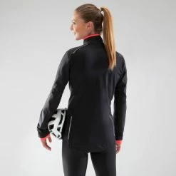 Btwin Road & Gravel Biking Triban Cyclotourism 100, Road Cycling Jacket, Women's