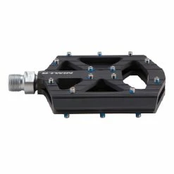 New 👍 Rockrider Flat Aluminum Mountain Bike Pedals 🎉 14 Rockrider Flat Aluminum Mountain Bike Pedals