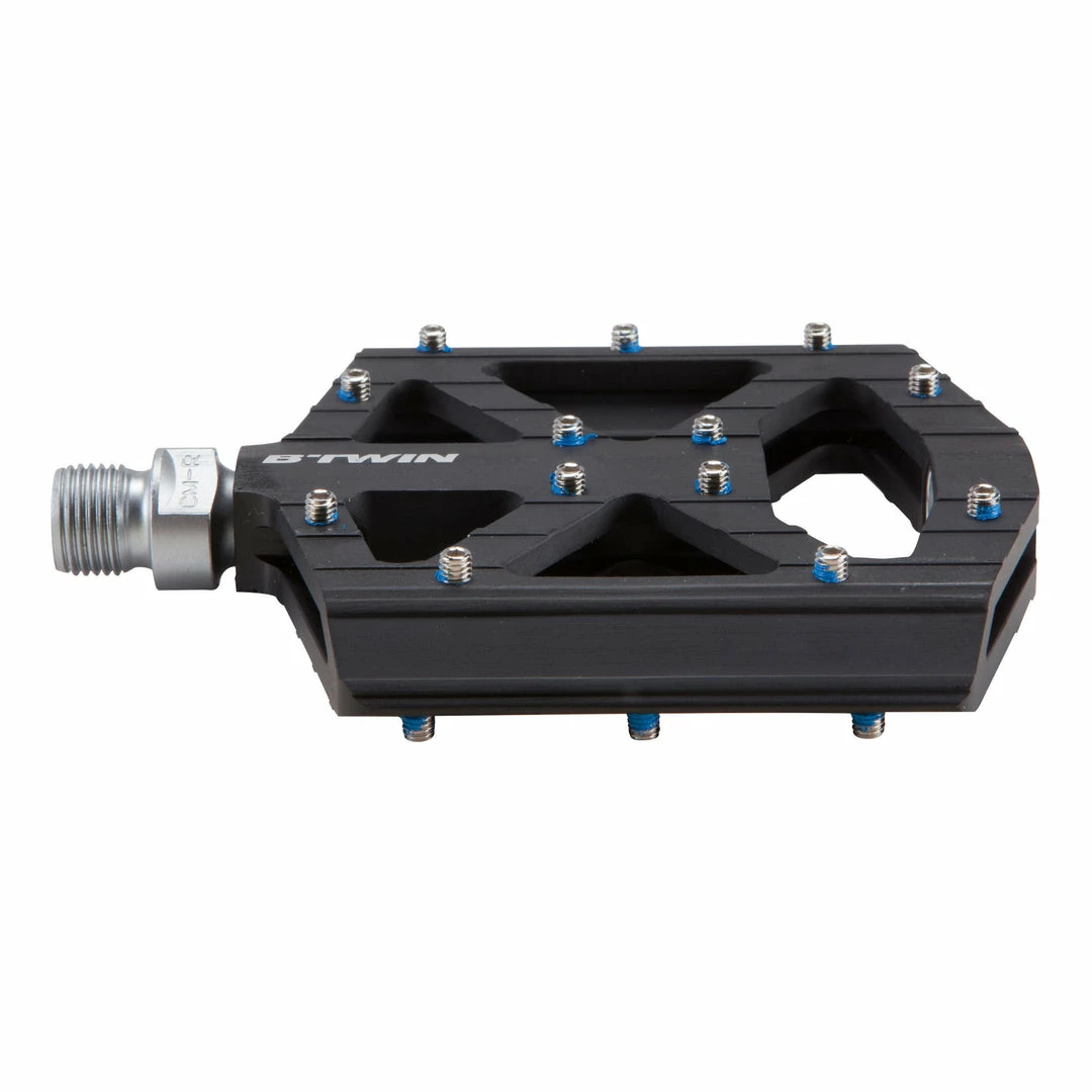 New 👍 Rockrider Flat Aluminum Mountain Bike Pedals 🎉 3 Rockrider Flat Aluminum Mountain Bike Pedals