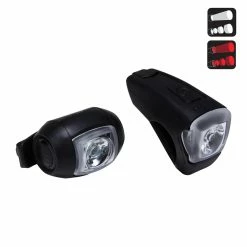 Road & Gravel Biking Elops ST520, Front/Rear LED USB Bike Light