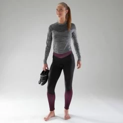 Btwin Triban Cyclotourism 500, Road Cycling Tights, Women's Road & Gravel Biking