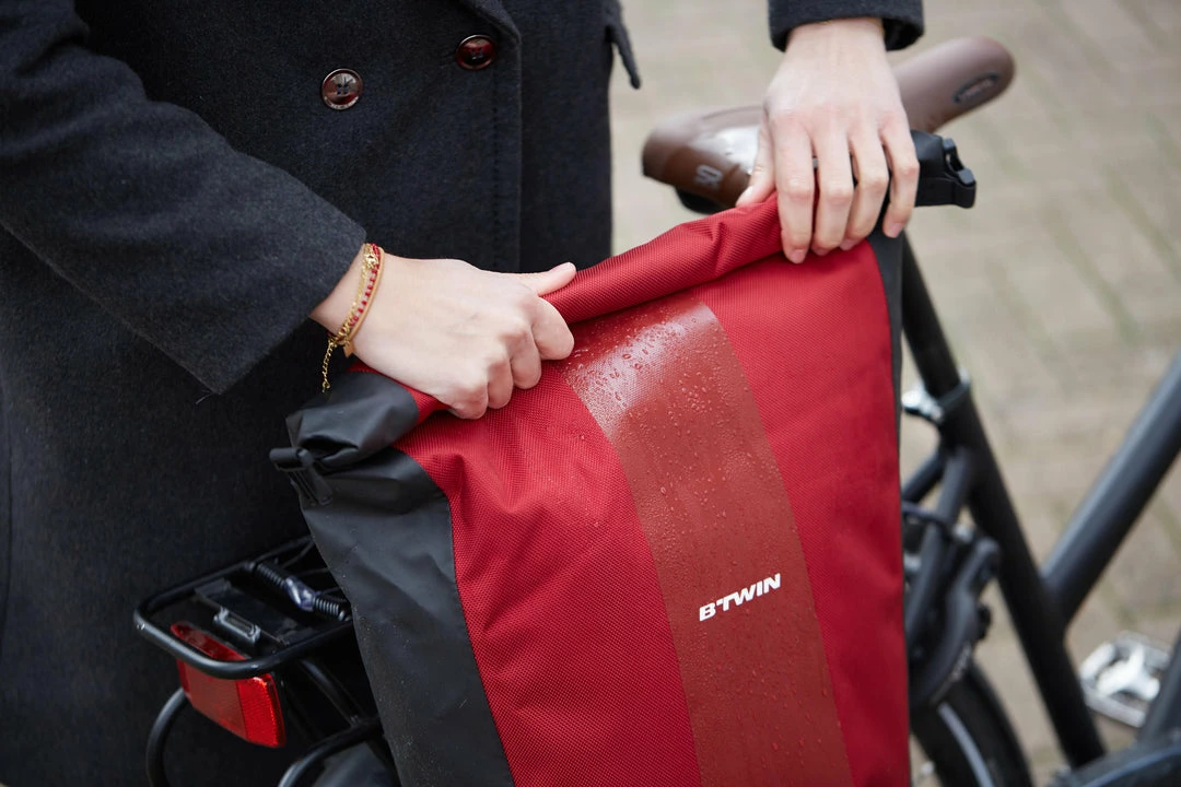 Cheap 🛒 Road & Gravel Biking Elops 500, 20 L Waterproof Pannier Rack Bike Bag 🛒 9 Road & Gravel Biking Elops 500, 20 L Waterproof Pannier Rack Bike Bag