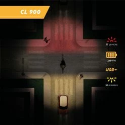 Elops CL900, USB LED Bike Light