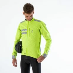 Deals ๐ Triban RC500, High-Visibility Showerproof Cycling Jacket, Men's ๐ 36 Triban RC500, High-Visibility Showerproof Cycling Jacket, Men's