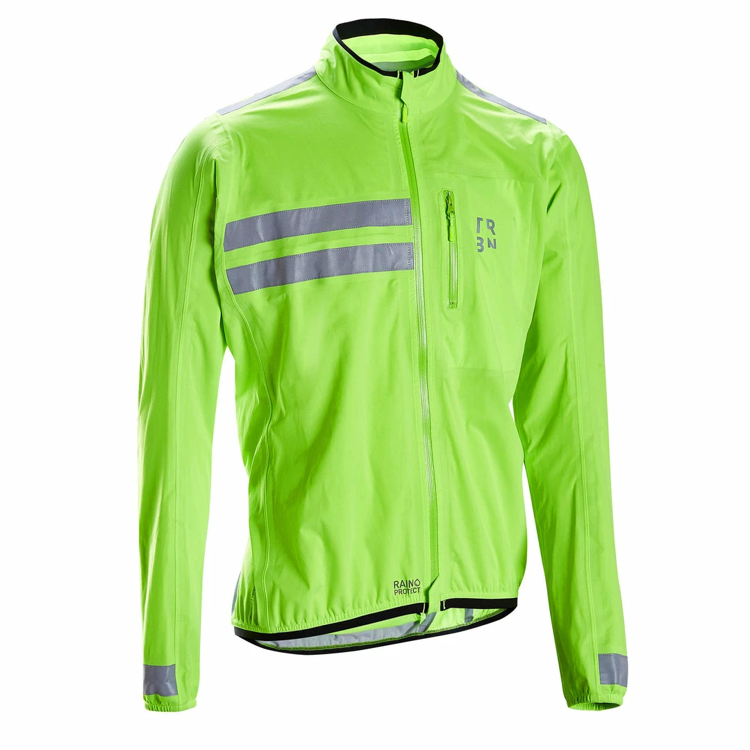 Deals ๐ Triban RC500, High-Visibility Showerproof Cycling Jacket, Men's ๐ 1 Triban RC500, High-Visibility Showerproof Cycling Jacket, Men's