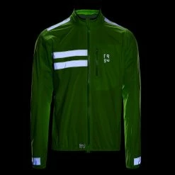 Triban RC500, High-Visibility Showerproof Cycling Jacket, Men's