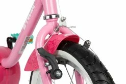 Buy 🎉 Road & Gravel Biking Btwin Unicorn 500, 👧 Girls' Bike With Training Wheels, 14'', Kids' 3'1" To 3'7" 🛒 38 Road & Gravel Biking Btwin Unicorn 500, Girls' Bike With Training Wheels, 14'', Kids' 3'1