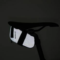 Road & Gravel Biking Btwin 500, 0.6 L Reflective Saddle Bag