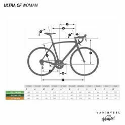 Road & Gravel Biking Van Rysel Ultra CF, Shimano 105 Carbon Road Bike, Women's