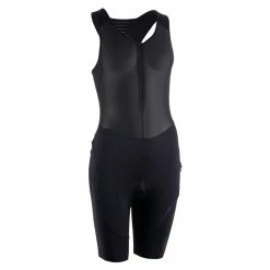 Van Rysel Quick-Zip Sport Cycling Bib Shorts, Women's Road & Gravel Biking