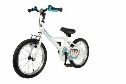 Btwin 100, Frosty Blue Hybrid Bike, 16", Kids 3'7" To 4'0" City Biking