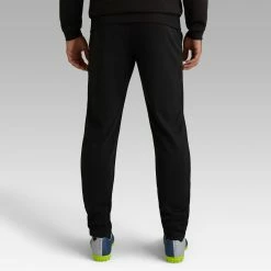 Kipsta Adult Football Bottoms Essential - Black Road & Gravel Biking