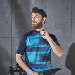 Triban RC100, Short Sleeved Road Cycling Jersey, Men's Road & Gravel Biking