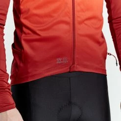 Triban RC50, Long Sleeve UV Protection Road Cycling Jersey, Men's Road & Gravel Biking