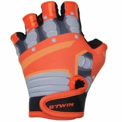 Btwin, Fingerless Bike Gloves, Kids'