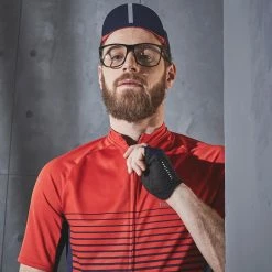 Triban RC100, Short Sleeved Road Cycling Jersey, Men's Road & Gravel Biking