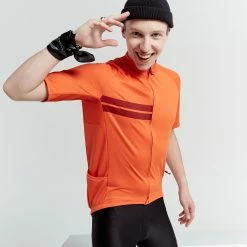 Triban RC100, Short Sleeved Road Cycling Jersey, Men's Road & Gravel Biking