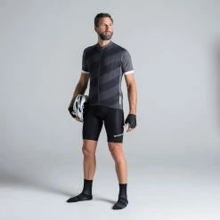 Btwin Road & Gravel Biking Cycling Short-Sleeved Jersey RoadC 500