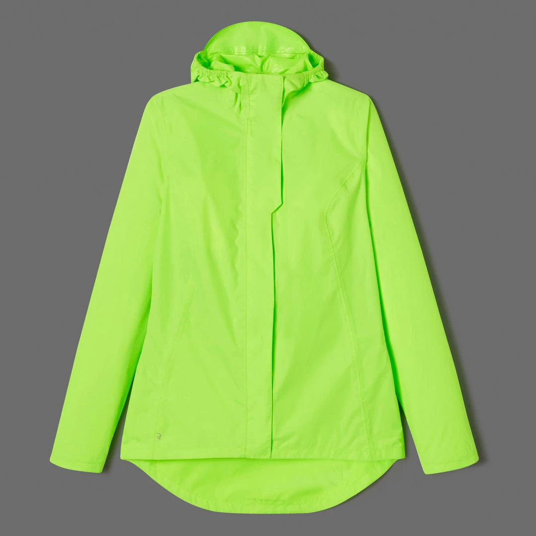 Brand new 👏 Btwin UC100, High Visibility And Waterproof City Bike Rain Jacket, 👩 Women's 😀 11 Btwin UC100, High Visibility And Waterproof City Bike Rain Jacket, Women's