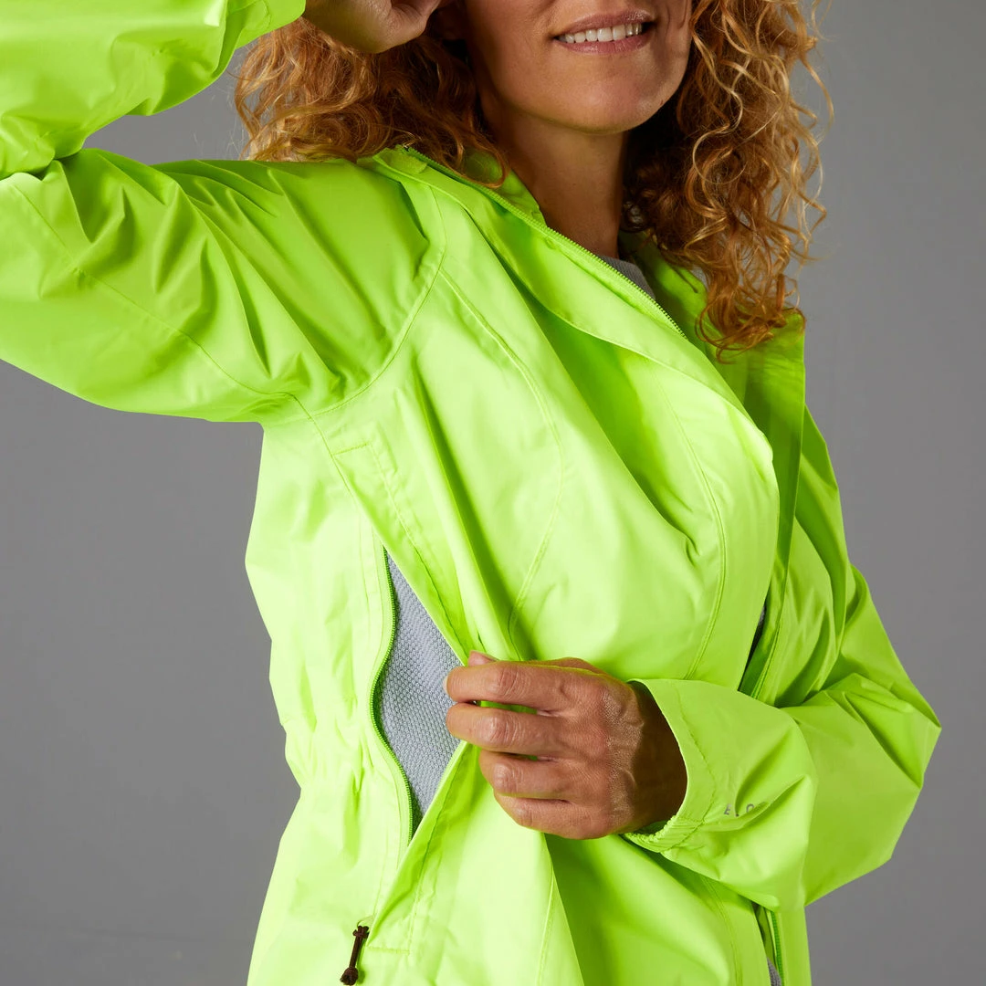 Brand new 👏 Btwin UC100, High Visibility And Waterproof City Bike Rain Jacket, 👩 Women's 😀 6 Btwin UC100, High Visibility And Waterproof City Bike Rain Jacket, Women's