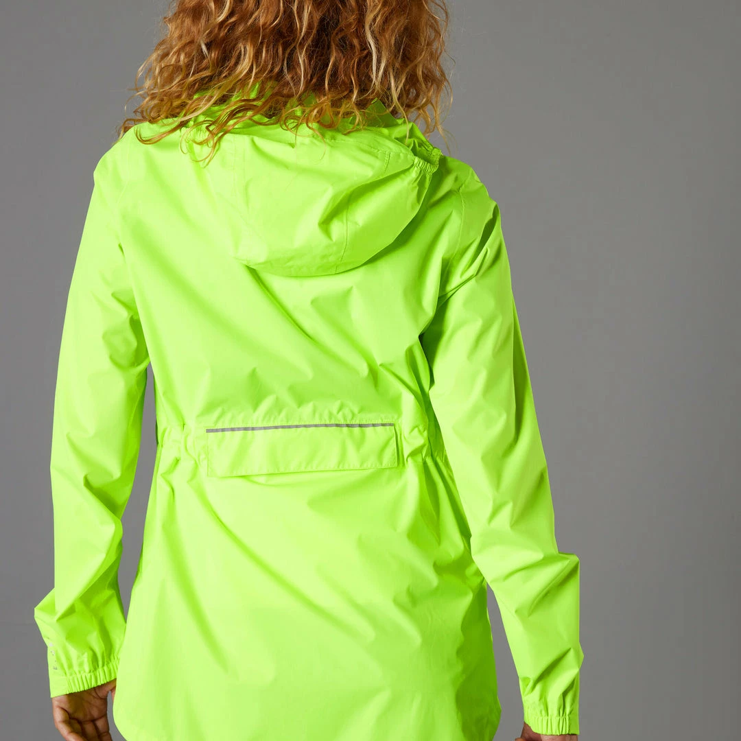 Brand new 👏 Btwin UC100, High Visibility And Waterproof City Bike Rain Jacket, 👩 Women's 😀 3 Btwin UC100, High Visibility And Waterproof City Bike Rain Jacket, Women's