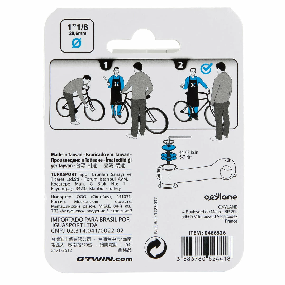 Buy 🔥 Riverside Road & Gravel Biking Btwin, Headset Stem Star Stopper 🎁 6 Riverside Road & Gravel Biking Btwin, Headset Stem Star Stopper