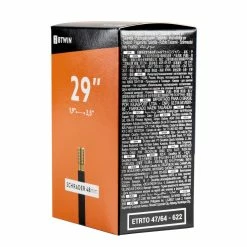 Decathlon City Biking Btwin, 29 X 1.7/2.2 Inner Tube 48 Mm Schrader Valve
