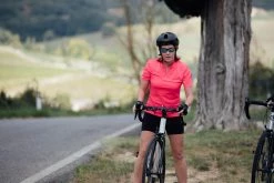 Mountain Biking Triban 100, Short Sleeved Moisture-Wicking Cycling Jersey, Women's