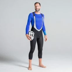 Btwin RC500, Cropped Road Cycling Bib Tights, Men's Road & Gravel Biking