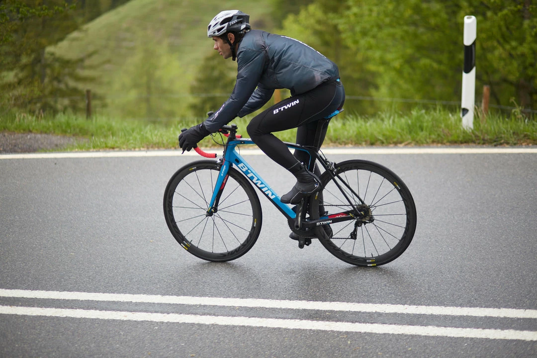 Road & Gravel Biking Van Rysel, Road Cycling Ultralight Sport Rain Jacket, Men's