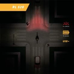 Elops RL520, Rear USB Bike Light