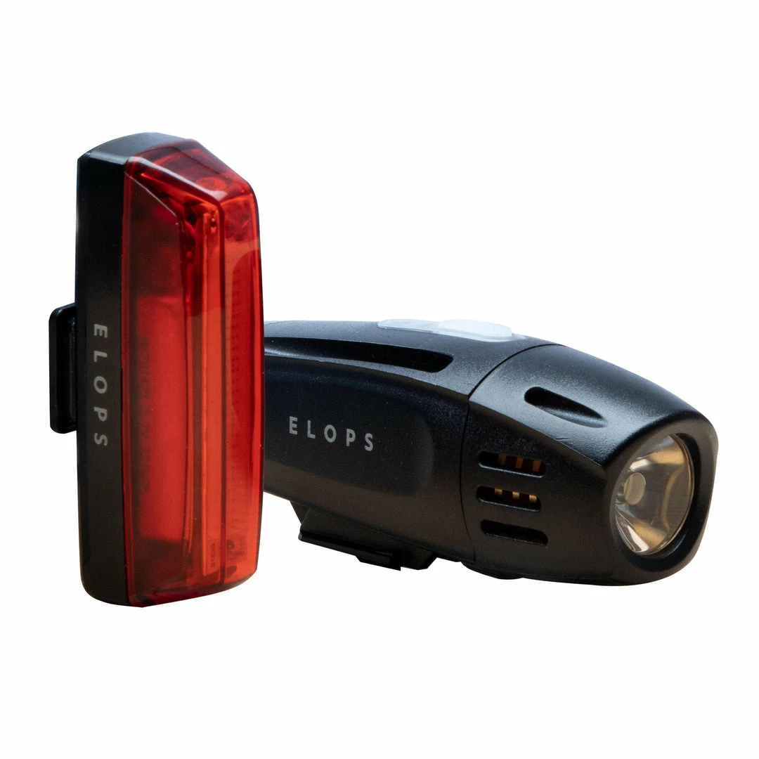 City Biking Elops ST 920, USB LED Front And Rear Bike Light Set