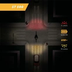 Brand new ⭐ City Biking Elops ST500, Front/Rear USB LED Bike Light 🎁 17 City Biking Elops ST500, Front/Rear USB LED Bike Light