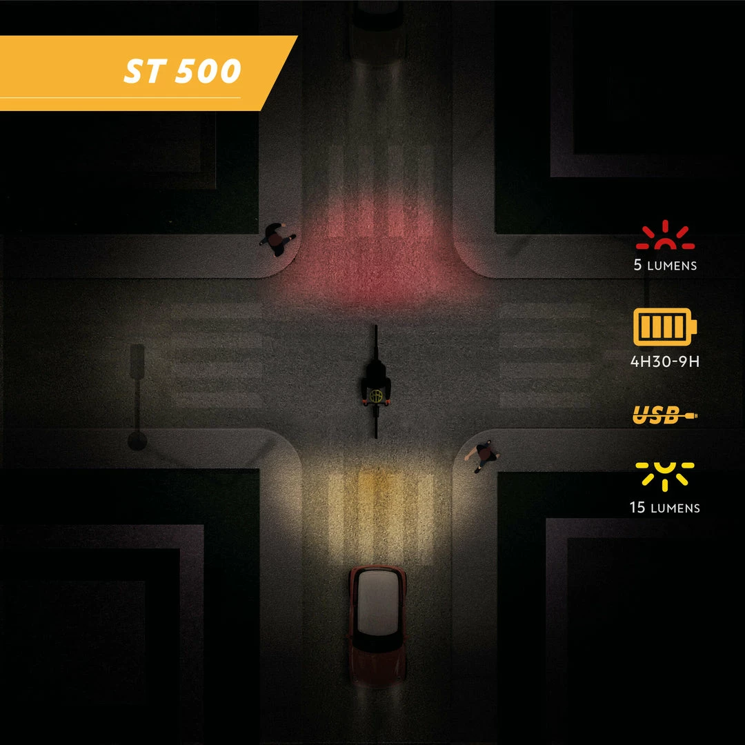 Brand new ⭐ City Biking Elops ST500, Front/Rear USB LED Bike Light 🎁 9 City Biking Elops ST500, Front/Rear USB LED Bike Light