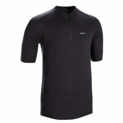 Road & Gravel Biking Triban Essential, Moisture-Wicking Short Sleeved Road Cycling Jersey, Men's