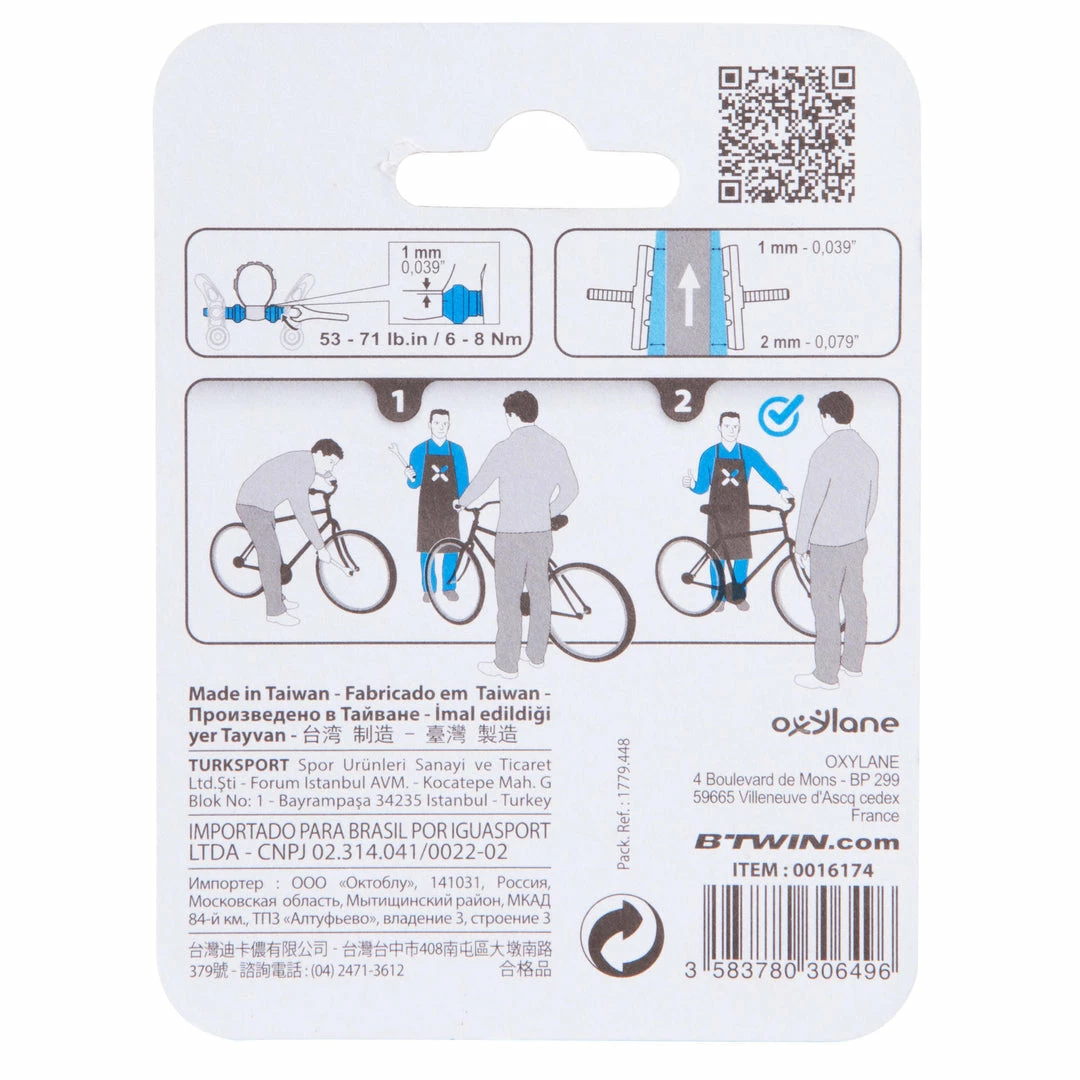 New 🎉 Btwin Road & Gravel Biking Cantilever Brake Pads 58 Mm 😍 10 Btwin Road & Gravel Biking Cantilever Brake Pads 58 Mm