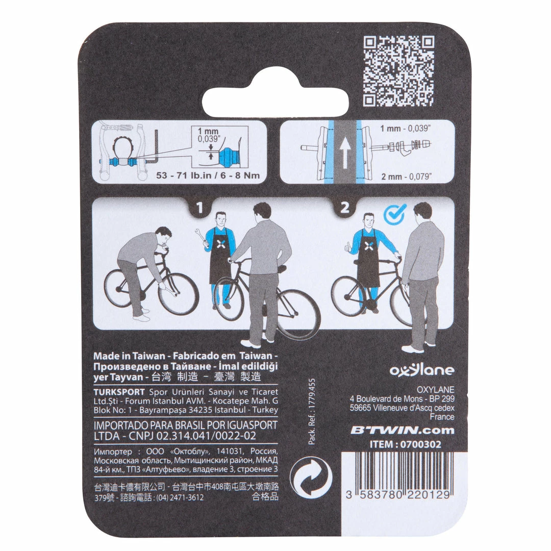 Flash Sale ✨ City Biking Btwin Tri-Zones 900, V-Brake Pads 🧨 9 City Biking Btwin Tri-Zones 900, V-Brake Pads