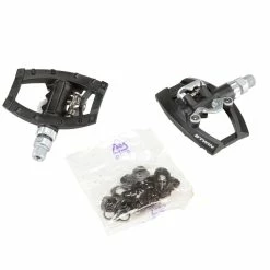 Road & Gravel Biking Btwin 500, Dual Platform SPD Bike Pedals