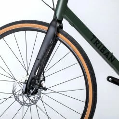 Triban GRVL120, Disc Microshift Gravel Bike Road & Gravel Biking