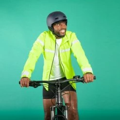 Road & Gravel Biking Triban RC120, Visible Road Cycling Jacket, Men's