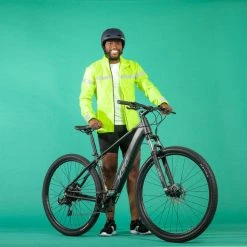 Road & Gravel Biking Triban RC120, Visible Road Cycling Jacket, Men's