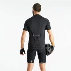 Mountain Biking Triban, Padded Road Cycling & Touring Bike Bib Shorts, Men's