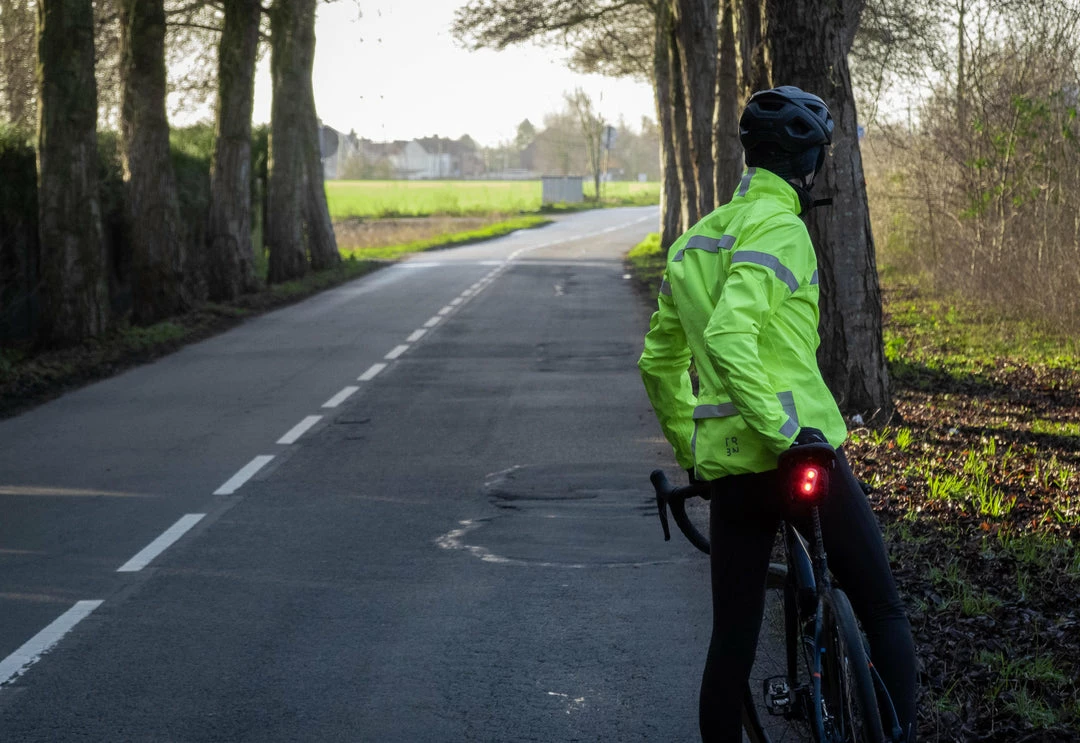 Road & Gravel Biking Triban RC120, Visible Road Cycling Jacket, Men's